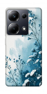 Чехол Blue minimal для Xiaomi Poco M6 Pro 4G