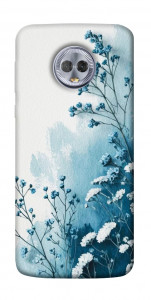 Чохол Blue minimal для Motorola Moto G6 Plus