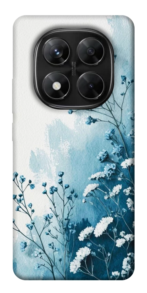 Чехол Blue minimal для Xiaomi Redmi Note 14 Pro 5G