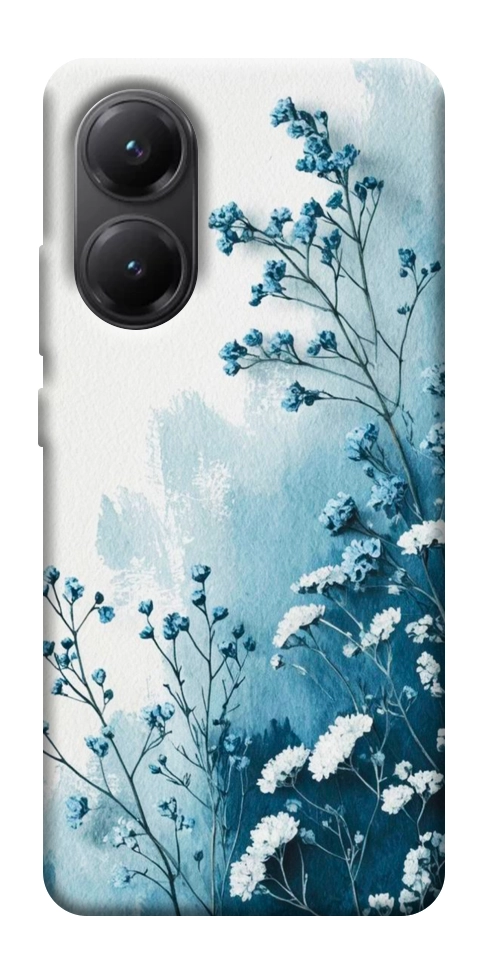 Чехол Blue minimal для Xiaomi Poco X7 Pro