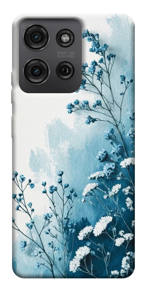 Чехол Blue minimal для Motorola Moto G75 5G