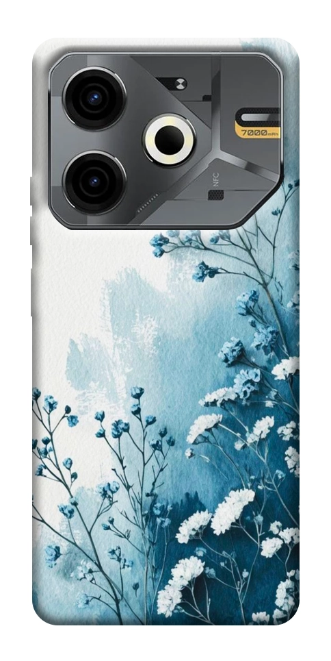 Чехол Blue minimal для TECNO Pova 6 Neo (LI6)