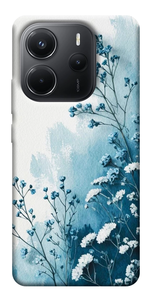Чехол Blue minimal для Xiaomi Redmi Note 14 4G (Europe version)