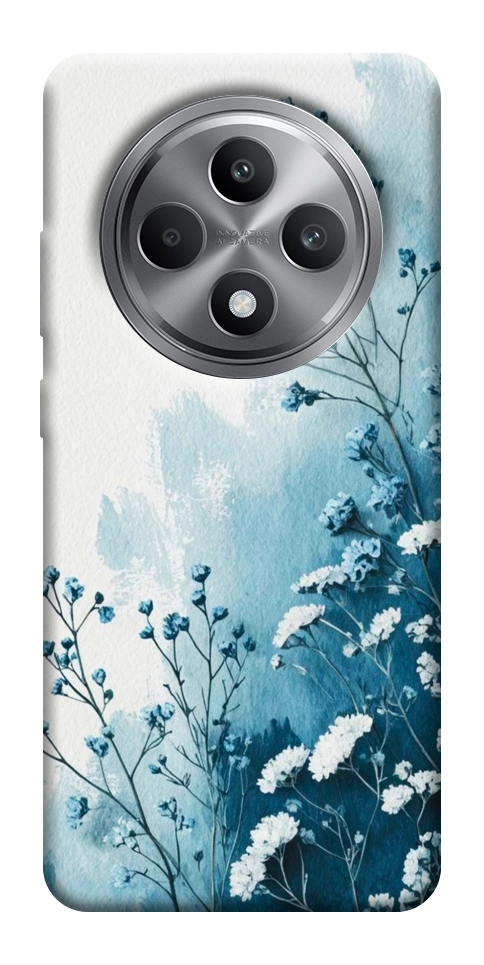 Чехол Blue minimal для Oppo Reno 12 F 4G