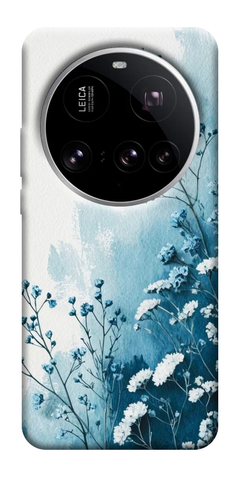 Чехол Blue minimal для Xiaomi 15 Ultra