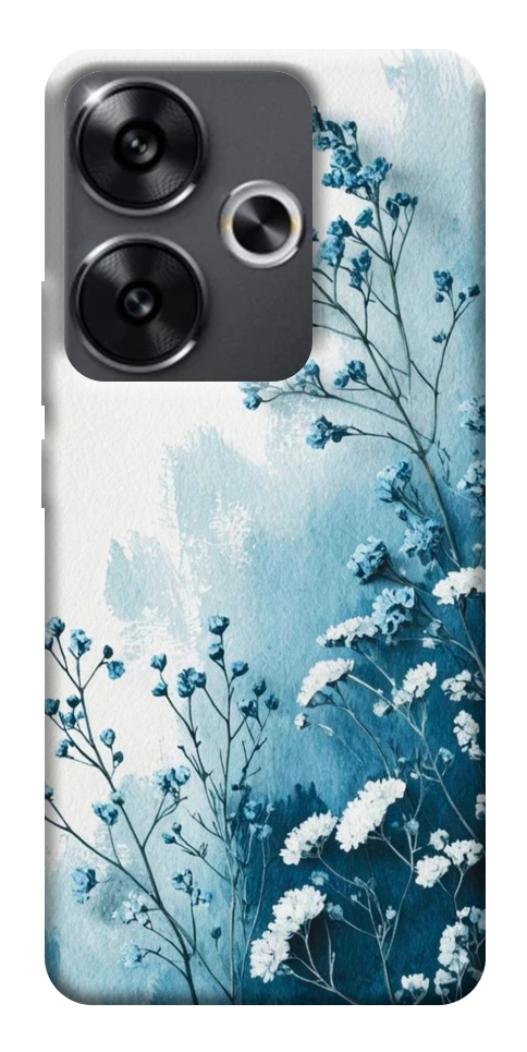 Чохол Blue minimal для Xiaomi Poco F6