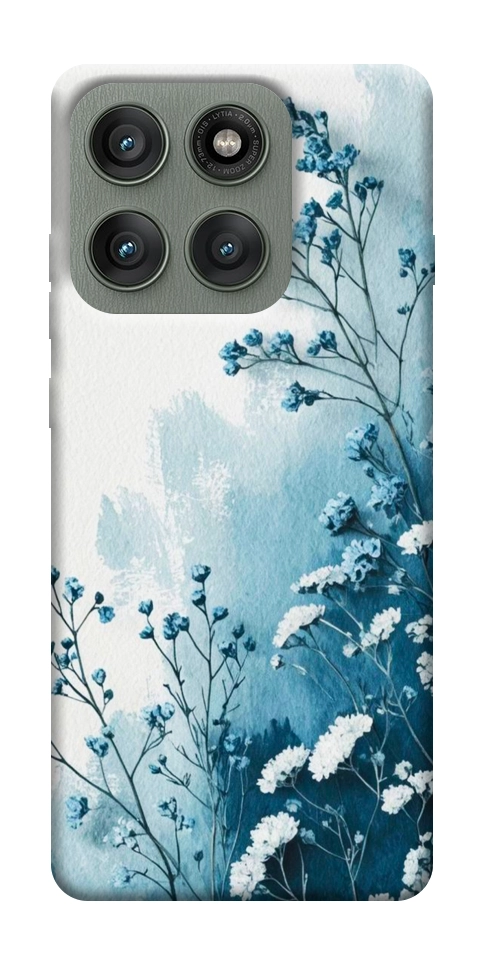 Чехол Blue minimal для Motorola Edge 60 Pro