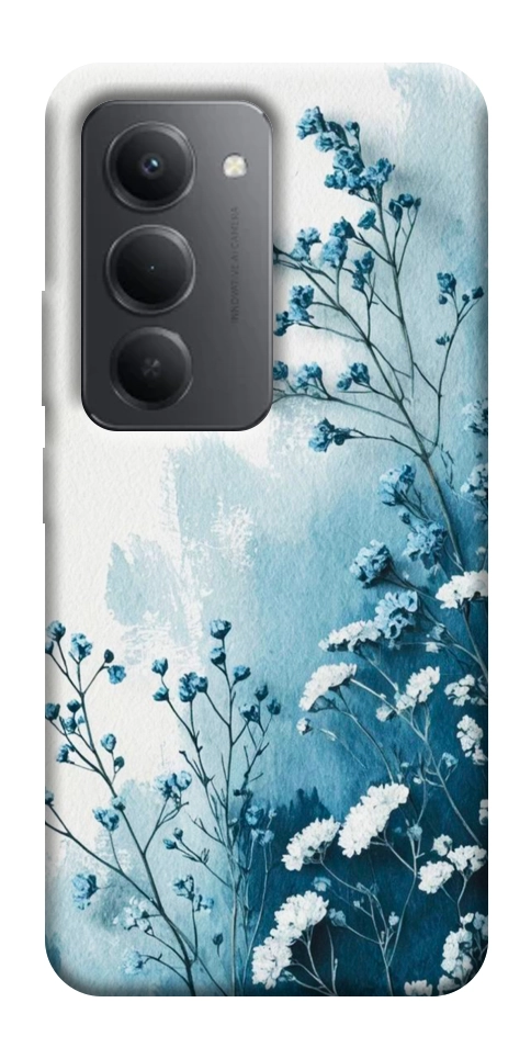Чехол Blue minimal для Xiaomi Redmi 15 (Global)