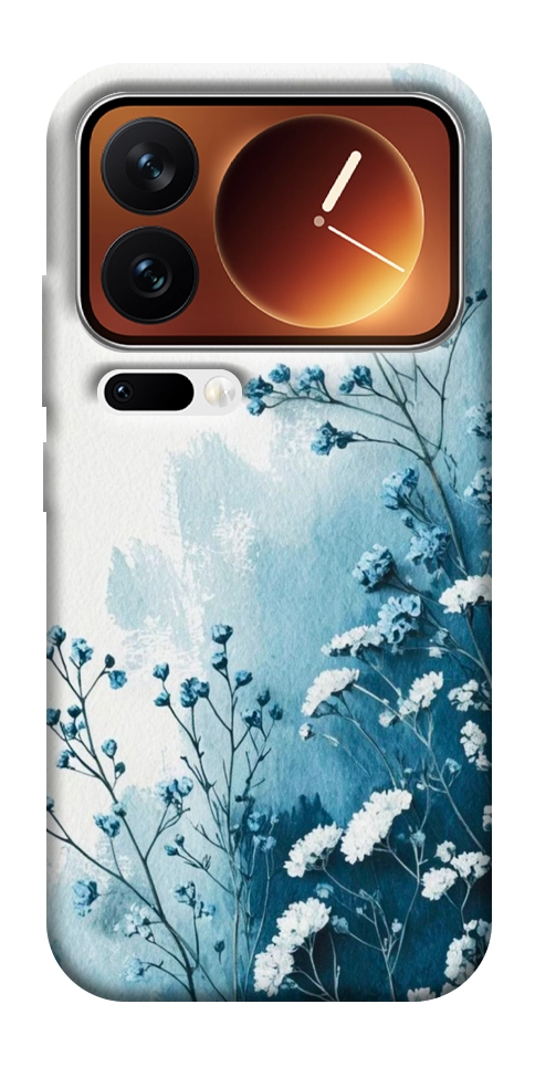 Чехол Blue minimal для Xiaomi 17 Pro