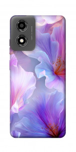 Чехол Light purple для Motorola Moto E14
