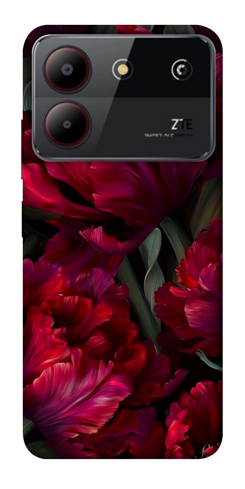 Чехол Passion flower для ZTE Blade A54 4G
