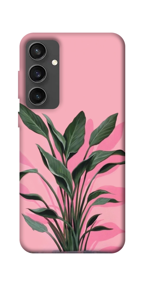 Чехол Pink plant для Galaxy S24 FE