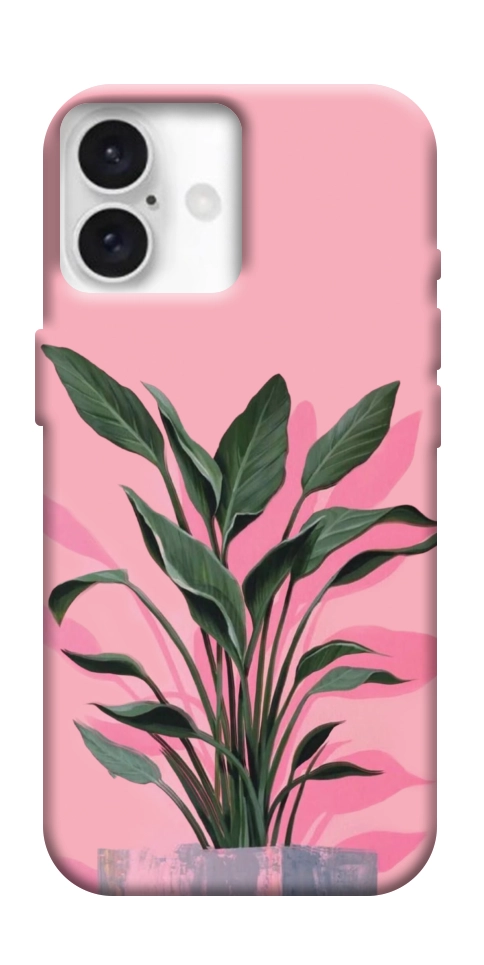 Чехол Pink plant для iPhone 16