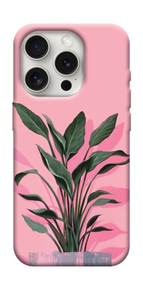 Чохол Pink plant для iPhone 16 Pro Max