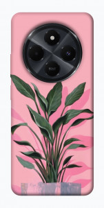 Чехол Pink plant для Xiaomi Poco C75