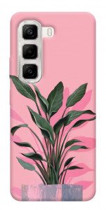Чехол Pink plant для Infinix Hot 50 4G