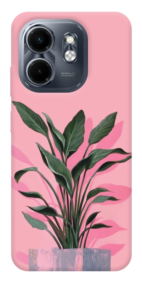 Чехол Pink plant для Infinix Smart 9 4G