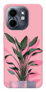 Чехол Pink plant для Infinix Smart 9 4G