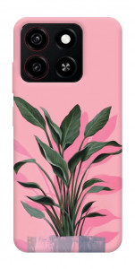 Чехол Pink plant для ZTE Blade A35 4G