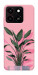 Чехол Pink plant для ZTE Blade A35 4G