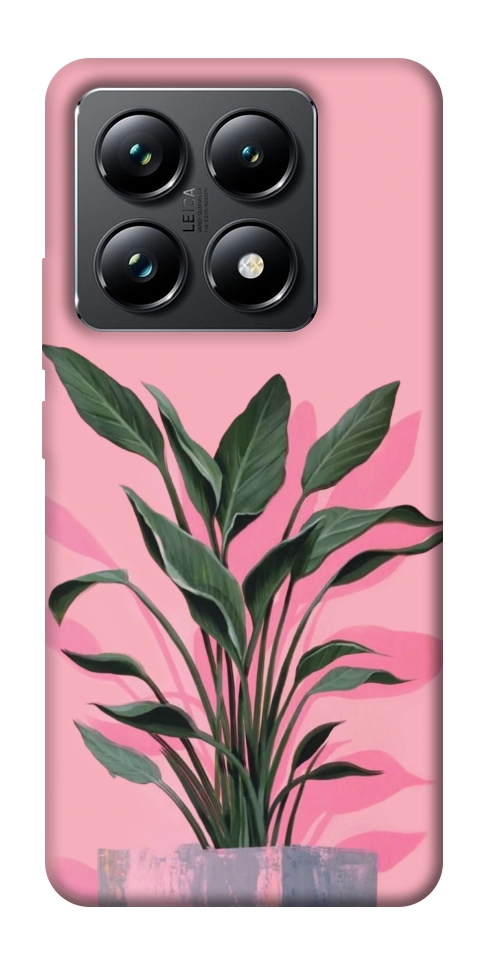 Чохол Pink plant для Xiaomi 14T Pro