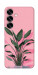 Чехол Pink plant для Galaxy S25