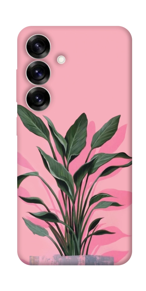 Чохол Pink plant для Galaxy S25+