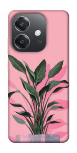 Чехол Pink plant для Oppo А3х 4G