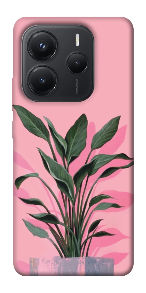 Чехол Pink plant для Xiaomi Redmi Note 14 5G