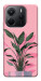 Чехол Pink plant для Xiaomi Redmi Note 14 4G (Int. version)