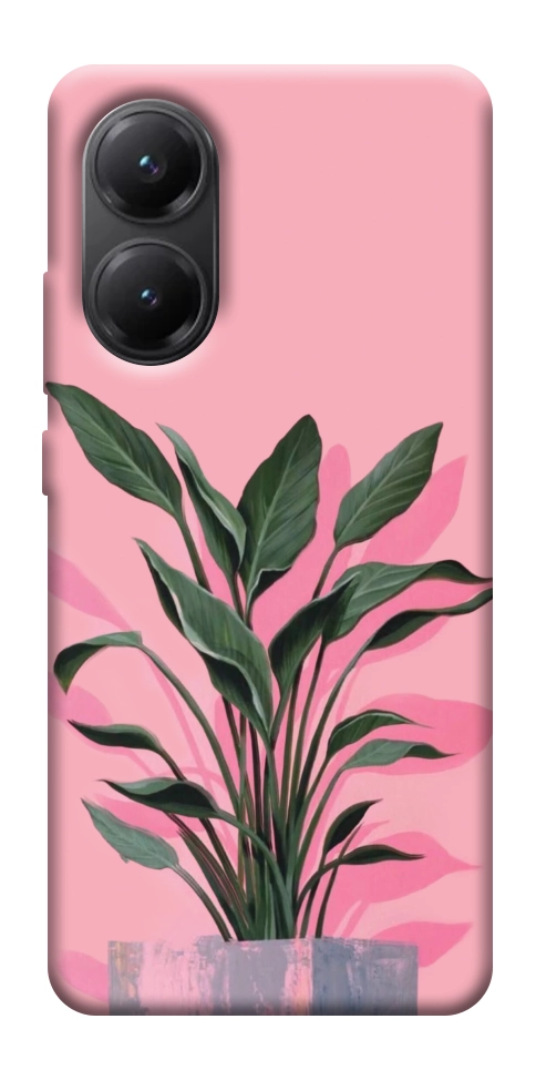 Чехол Pink plant для Xiaomi Poco X7 Pro