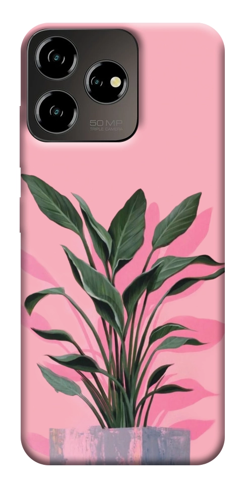 Чохол Pink plant для ZTE Blade V50 Design 4G