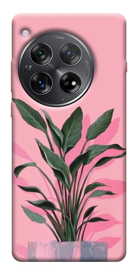 Чехол Pink plant для OnePlus 12