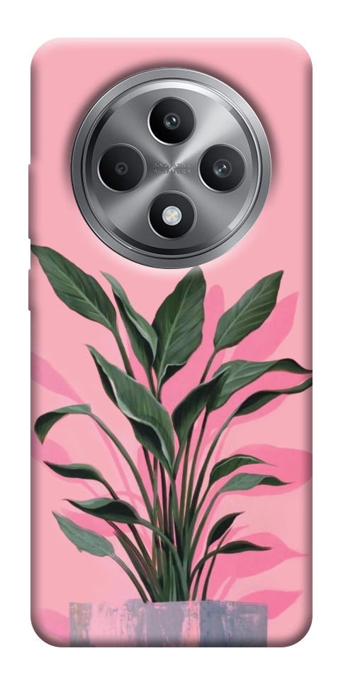 Чохол Pink plant для Oppo Reno 12 F 4G