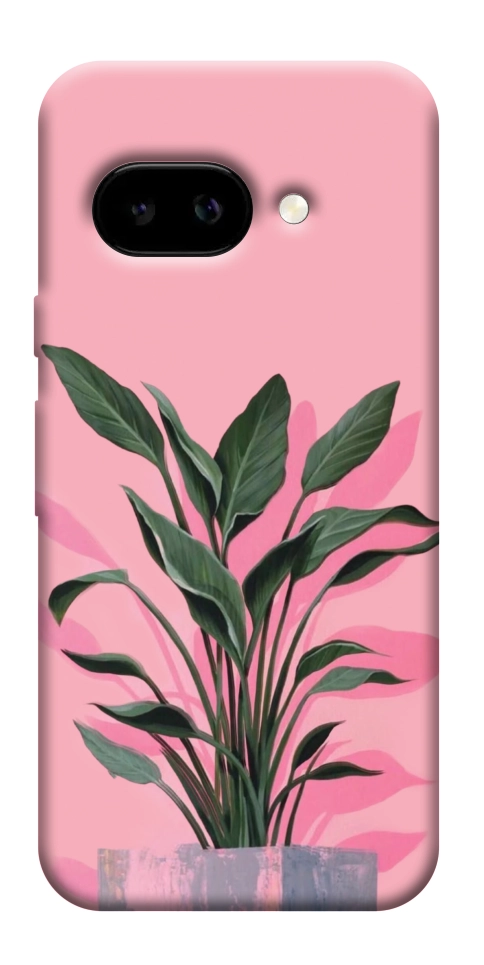 Чехол Pink plant для Google Pixel 9a