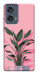 Чехол Pink plant для Motorola Edge 50 Fusion