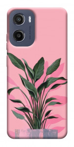 Чохол Pink plant для Motorola Moto G05