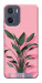 Чехол Pink plant для Motorola Moto G05