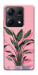 Чехол Pink plant для Xiaomi Redmi Note 14S