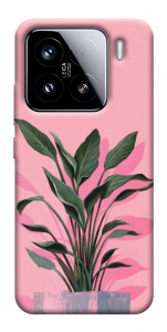 Чехол Pink plant для Xiaomi 15