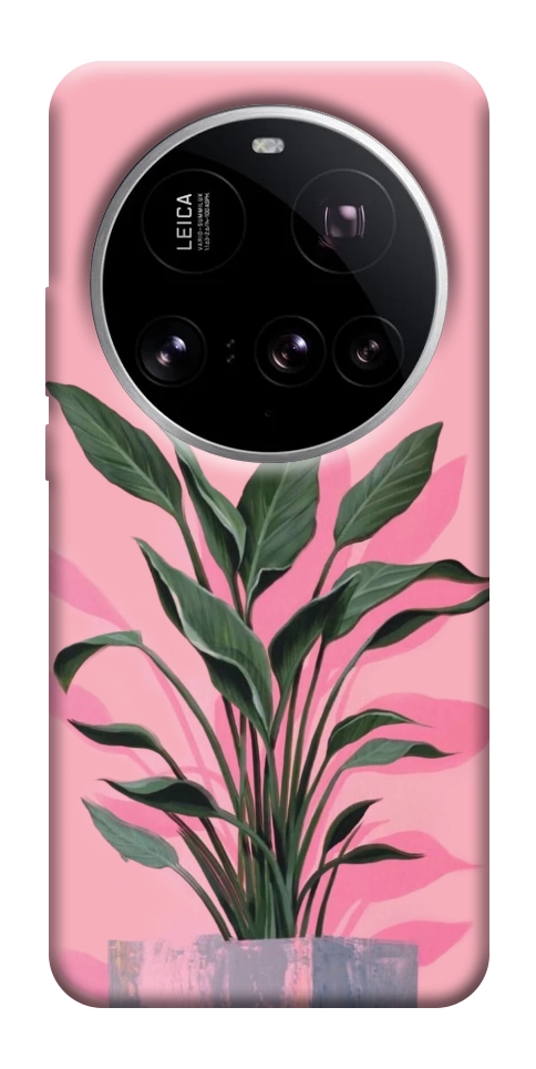 Чехол Pink plant для Xiaomi 15 Ultra