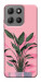 Чехол Pink plant для Motorola Moto G15 4G