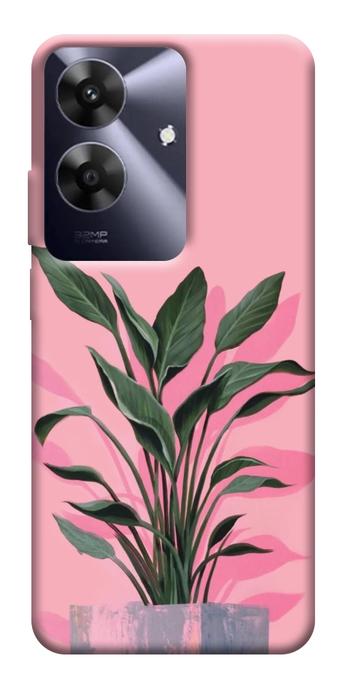 Чехол Pink plant для Realme Note 60