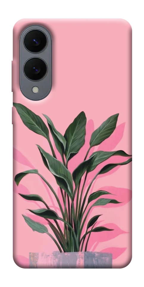 Чохол Pink plant для Galaxy S25 Edge