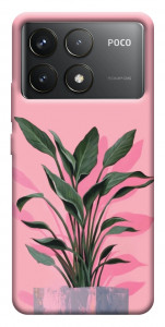 Чохол Pink plant для Xiaomi Poco F6 Pro