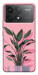 Чехол Pink plant для Xiaomi Poco F6 Pro
