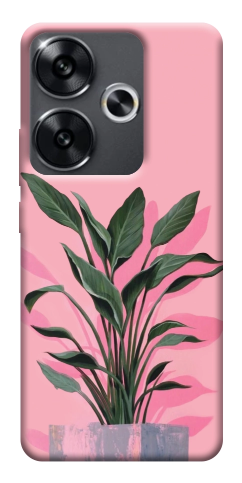 Чохол Pink plant для Xiaomi Poco F6