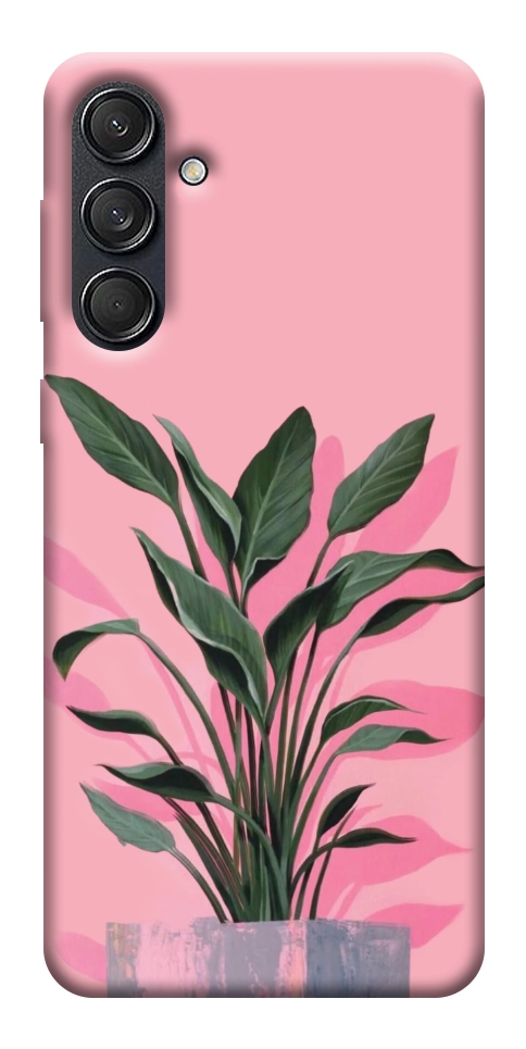 Чехол Pink plant для Galaxy M55