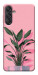 Чехол Pink plant для Galaxy M55