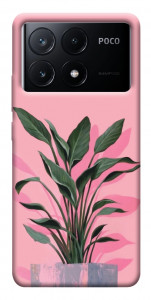 Чохол Pink plant для Xiaomi Poco X6 Pro